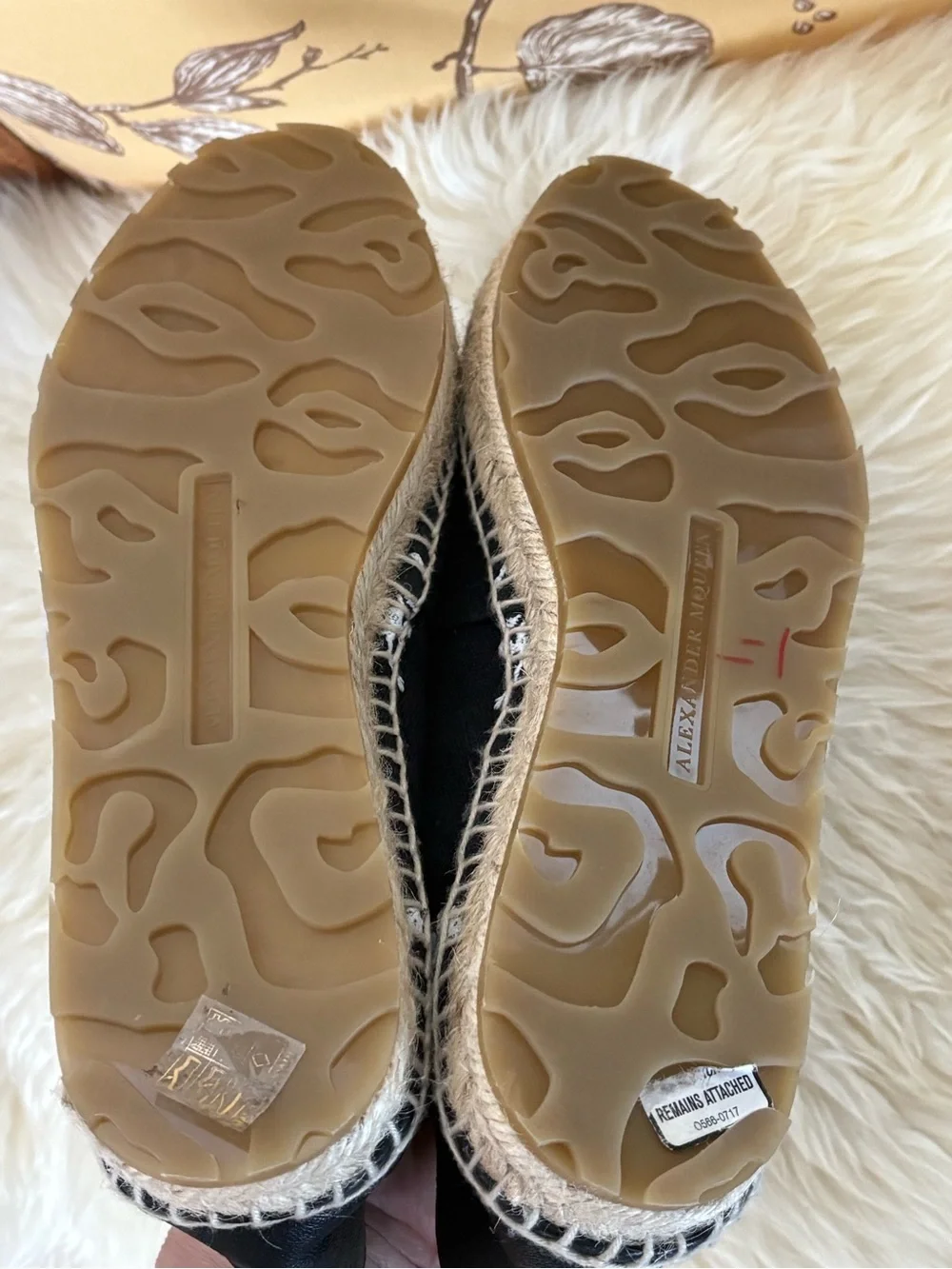ALEXANDER MCQUEEN Dancing Skeleton espadrilles